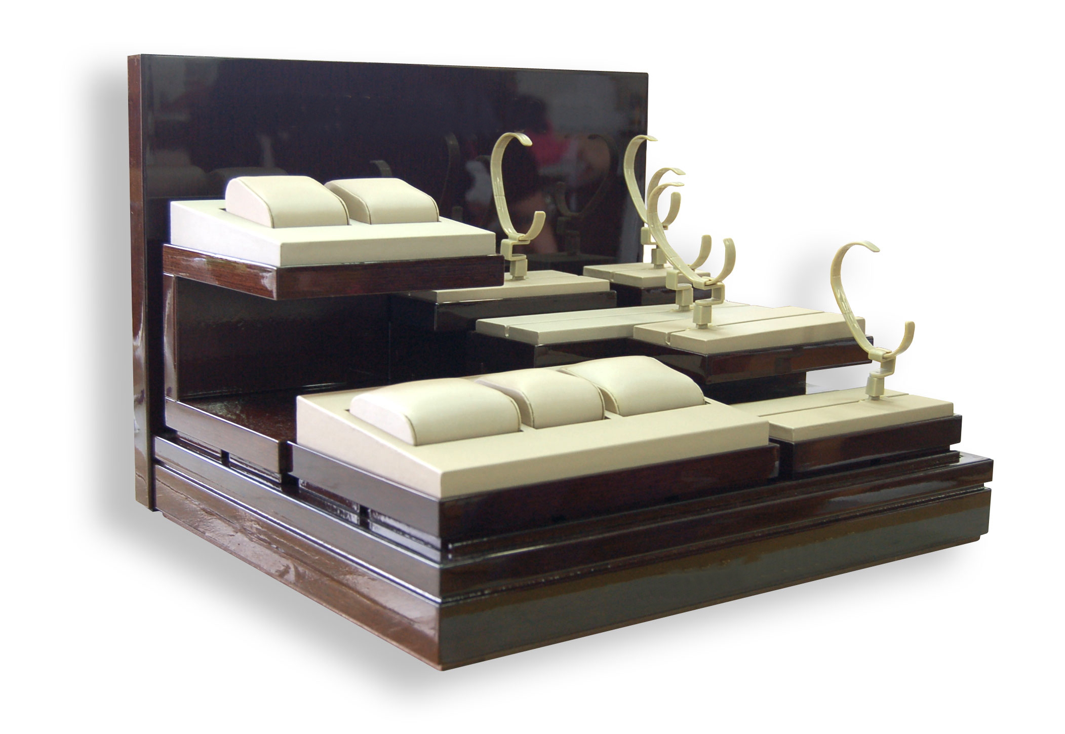 display PLV vitrine pour bijoux montres