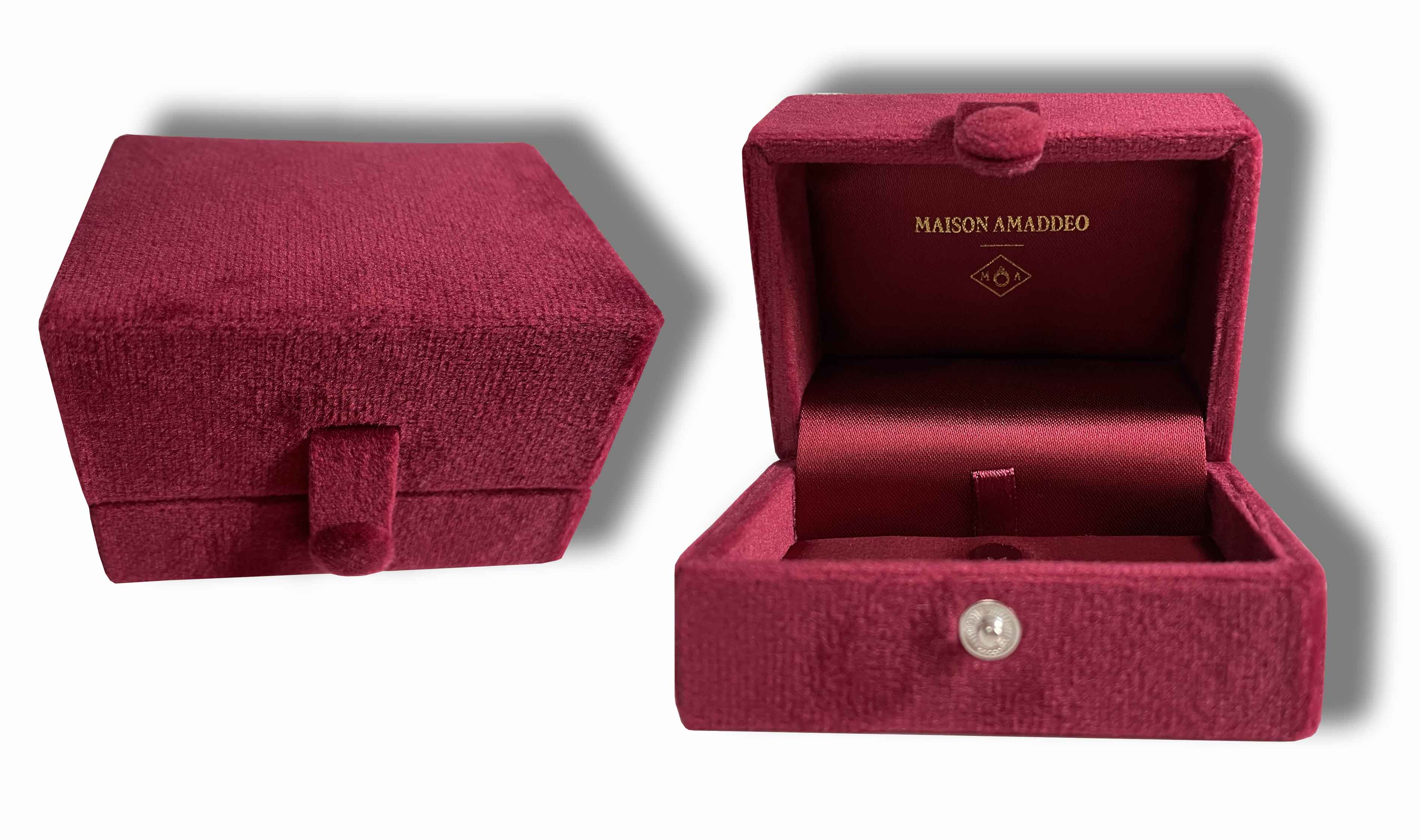 écrin bijoux suédine velours